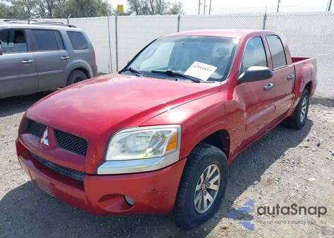 2008 Mitsubishi Raider Ls из США, поврежденный, VIN 1Z7HT28K18S572954